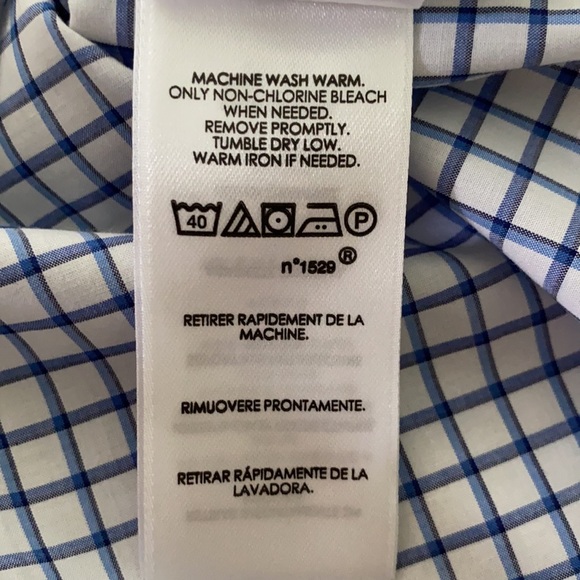 NWT Ralph Lauren Blue White Plaid Button Down - S - Picture 13 of 13